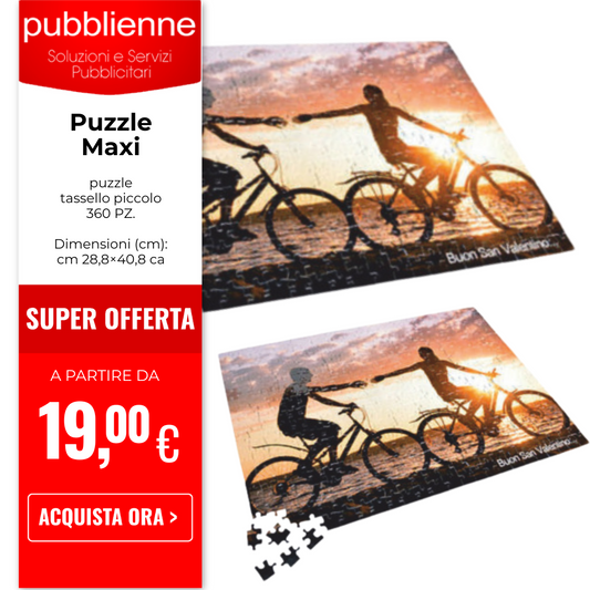 Puzzle Maxi personalizzato con logo - Pubblienne
