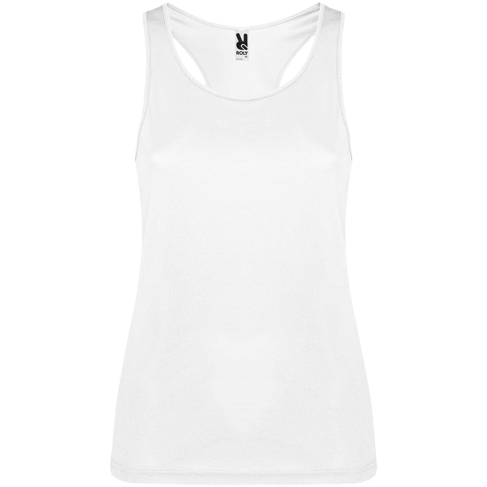 Canotta sportiva da donna Shura personalizzato con logo - Pubblienne