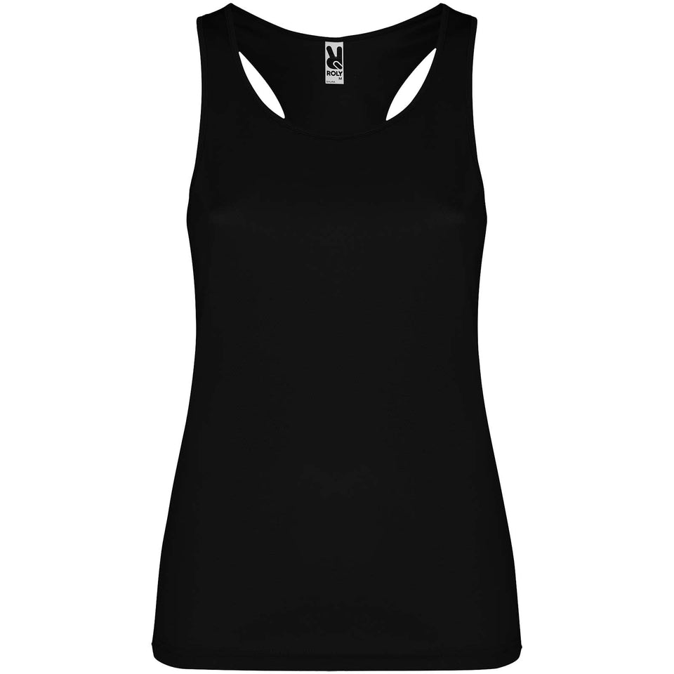 Canotta sportiva da donna Shura personalizzato con logo - Pubblienne
