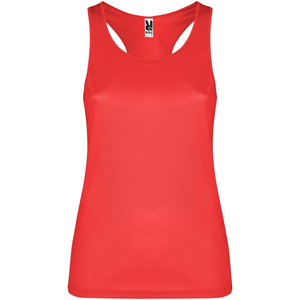 Canotta sportiva da donna Shura personalizzato con logo - Pubblienne