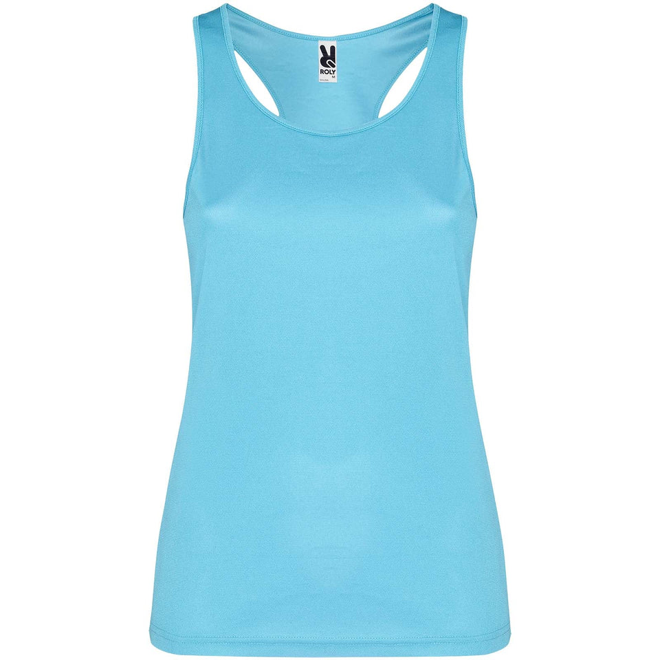 Canotta sportiva da donna Shura personalizzato con logo - Pubblienne