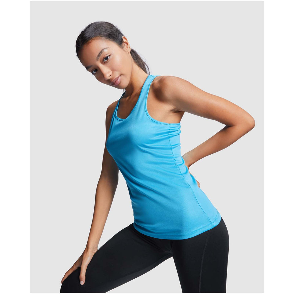 Canotta sportiva da donna Shura personalizzato con logo - Pubblienne