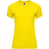 T-shirt sportiva a maniche corte da donna Bahrain personalizzato con logo - Pubblienne