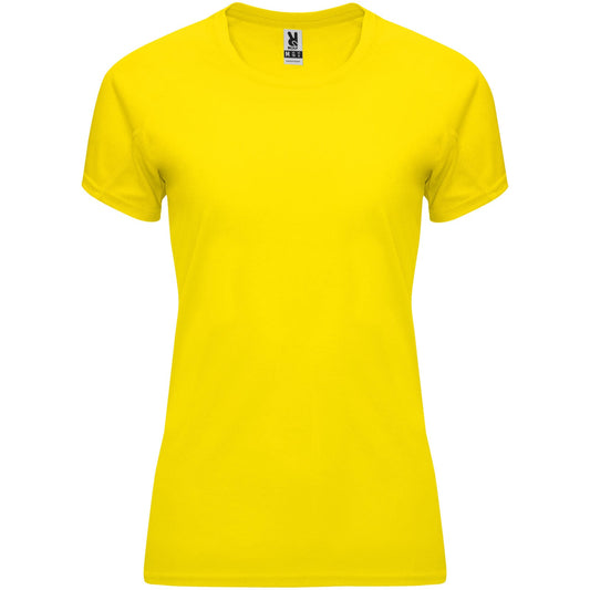 T-shirt sportiva a maniche corte da donna Bahrain personalizzato con logo - Pubblienne