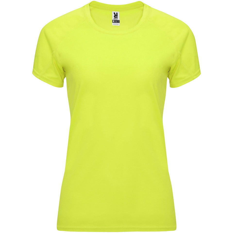 T-shirt sportiva a maniche corte da donna Bahrain personalizzato con logo - Pubblienne