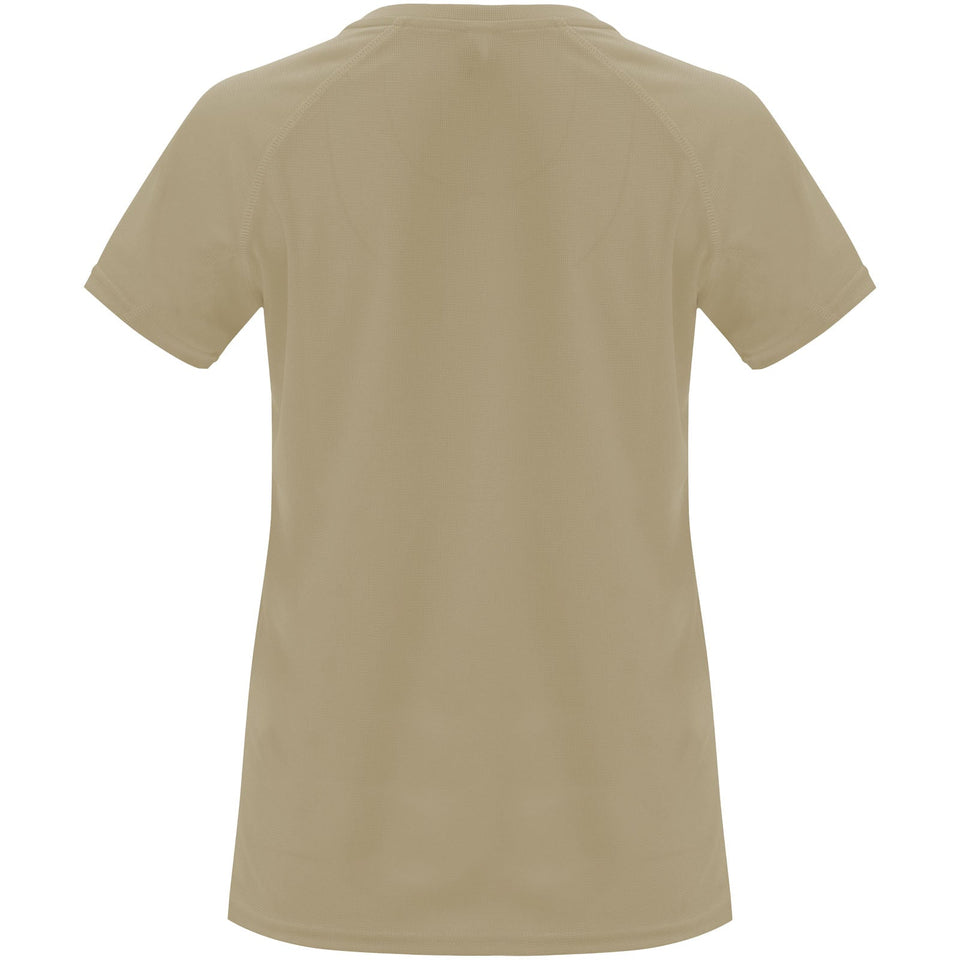T-shirt sportiva a maniche corte da donna Bahrain personalizzato con logo - Pubblienne