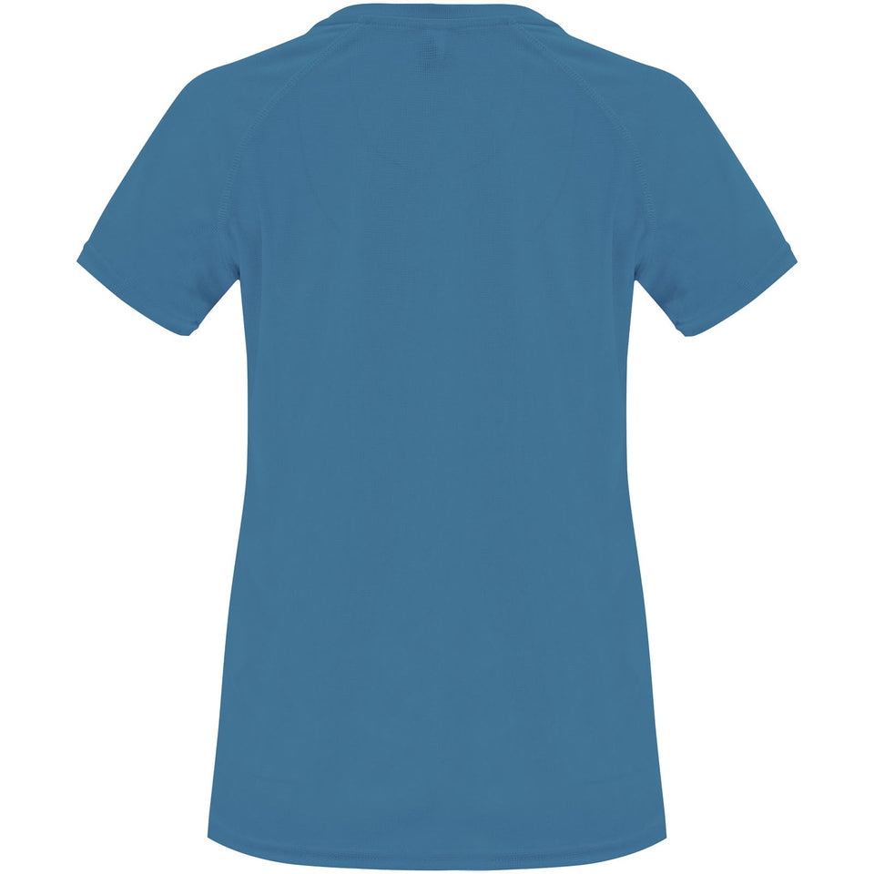 T-shirt sportiva a maniche corte da donna Bahrain personalizzato con logo - Pubblienne