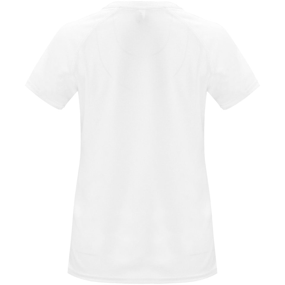T-shirt sportiva a maniche corte da donna Bahrain personalizzato con logo - Pubblienne
