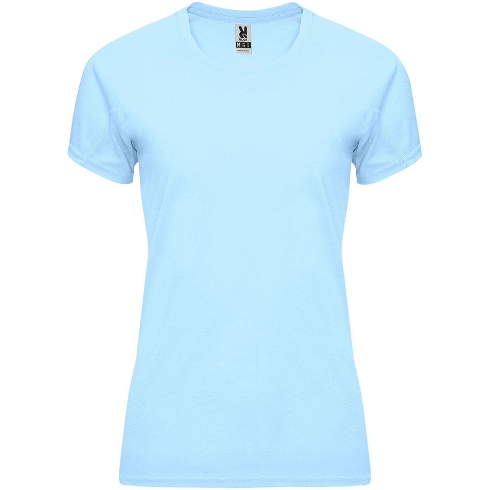 T-shirt sportiva a maniche corte da donna Bahrain personalizzato con logo - Pubblienne