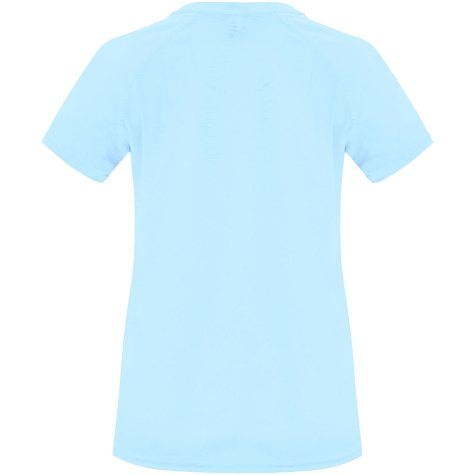 T-shirt sportiva a maniche corte da donna Bahrain personalizzato con logo - Pubblienne