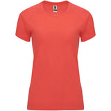 T-shirt sportiva a maniche corte da donna Bahrain personalizzato con logo - Pubblienne