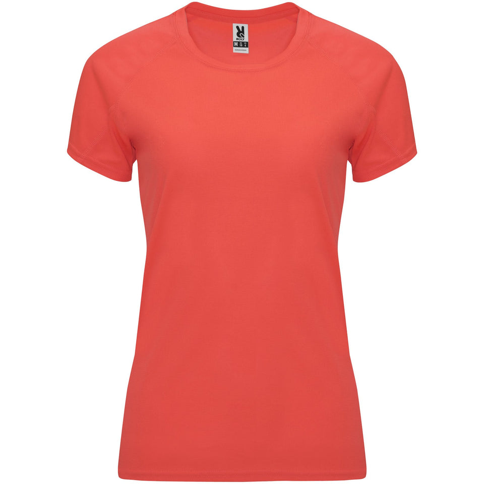 T-shirt sportiva a maniche corte da donna Bahrain personalizzato con logo - Pubblienne
