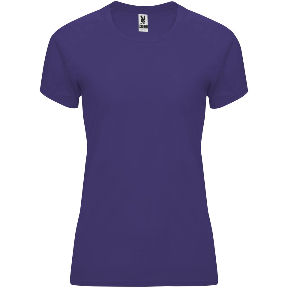T-shirt sportiva a maniche corte da donna Bahrain personalizzato con logo - Pubblienne
