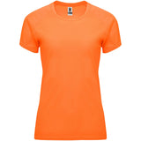 T-shirt sportiva a maniche corte da donna Bahrain personalizzato con logo - Pubblienne