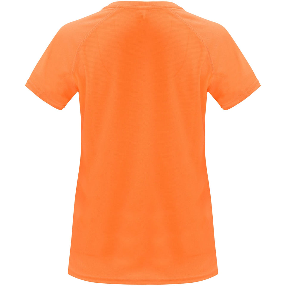 T-shirt sportiva a maniche corte da donna Bahrain personalizzato con logo - Pubblienne