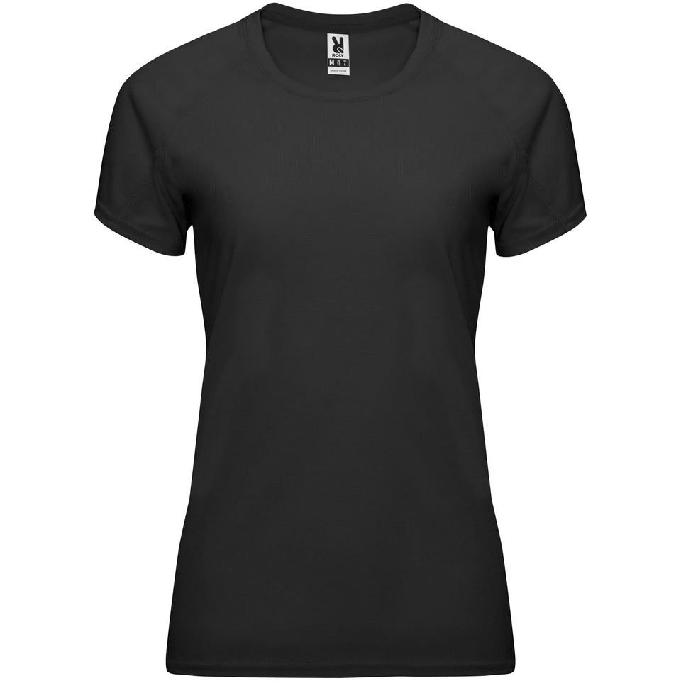 T-shirt sportiva a maniche corte da donna Bahrain personalizzato con logo - Pubblienne