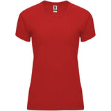 T-shirt sportiva a maniche corte da donna Bahrain personalizzato con logo - Pubblienne