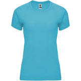 T-shirt sportiva a maniche corte da donna Bahrain personalizzato con logo - Pubblienne