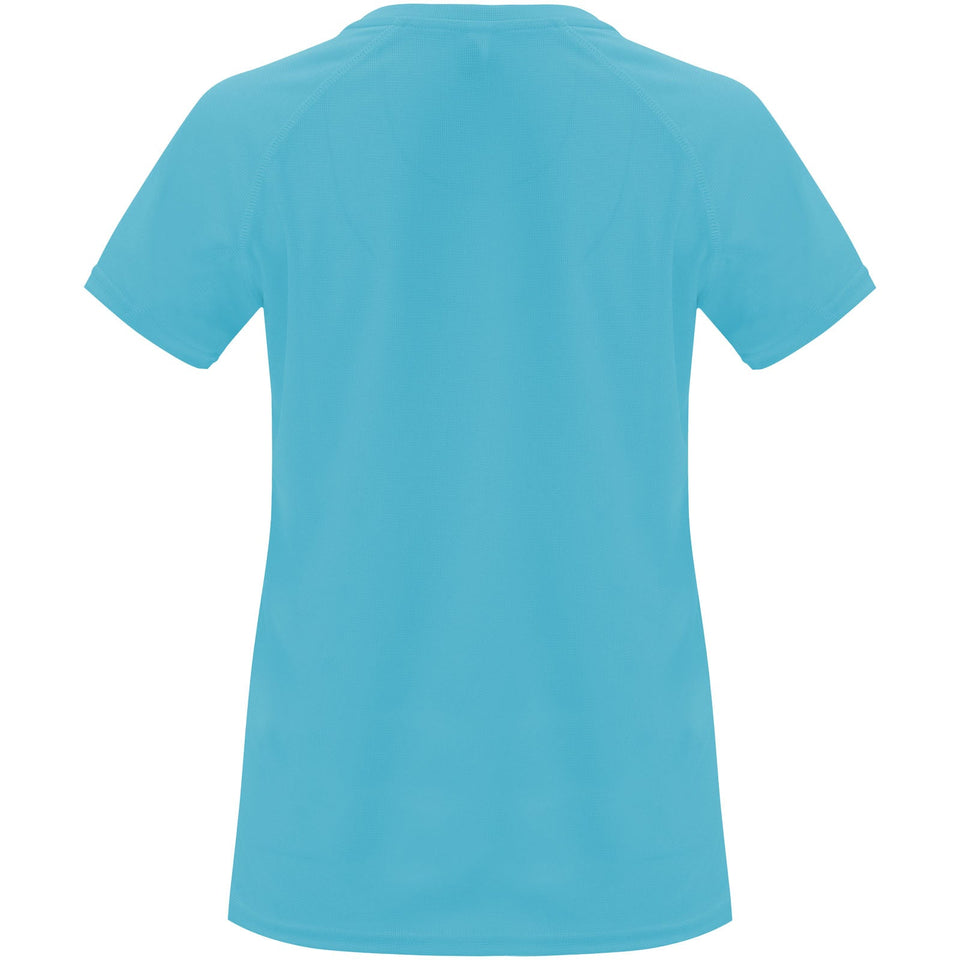 T-shirt sportiva a maniche corte da donna Bahrain personalizzato con logo - Pubblienne