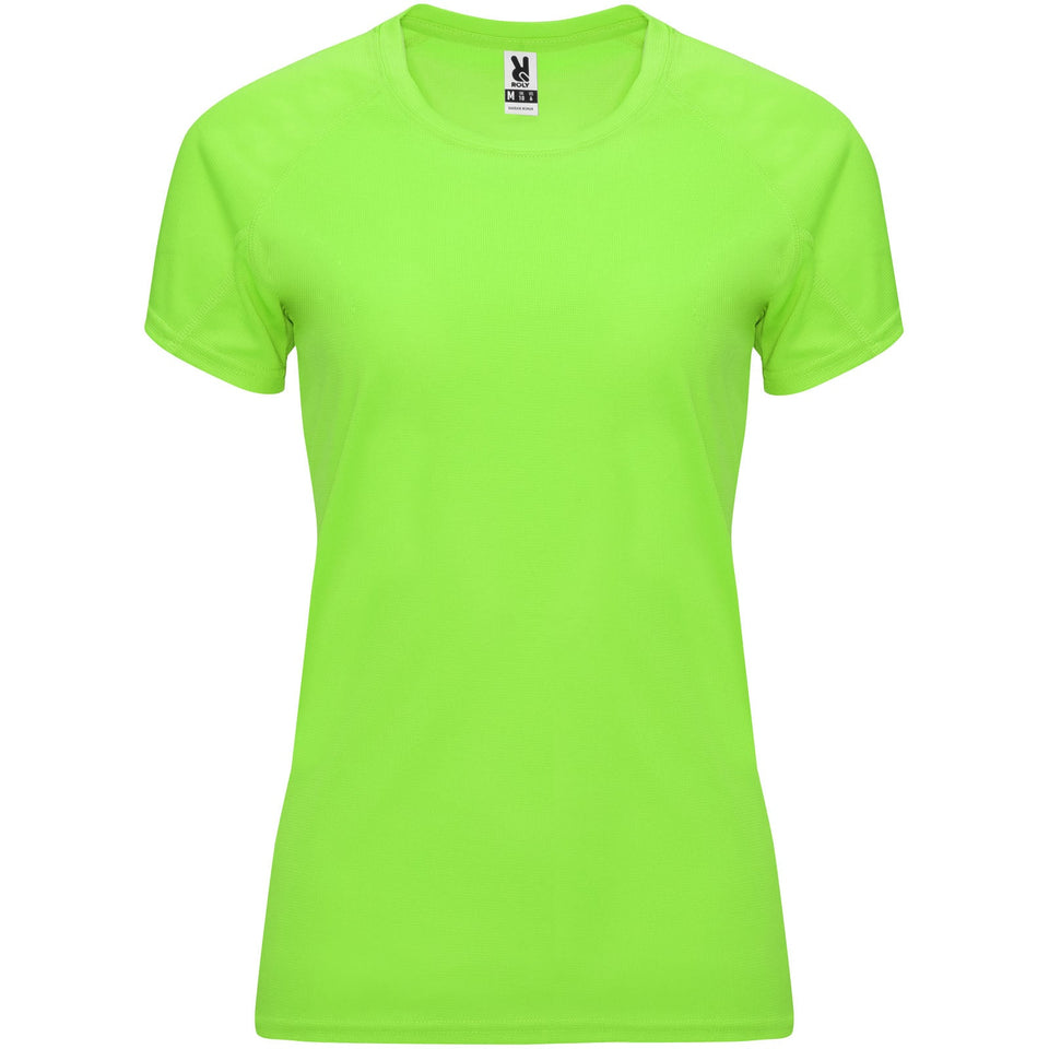 T-shirt sportiva a maniche corte da donna Bahrain personalizzato con logo - Pubblienne