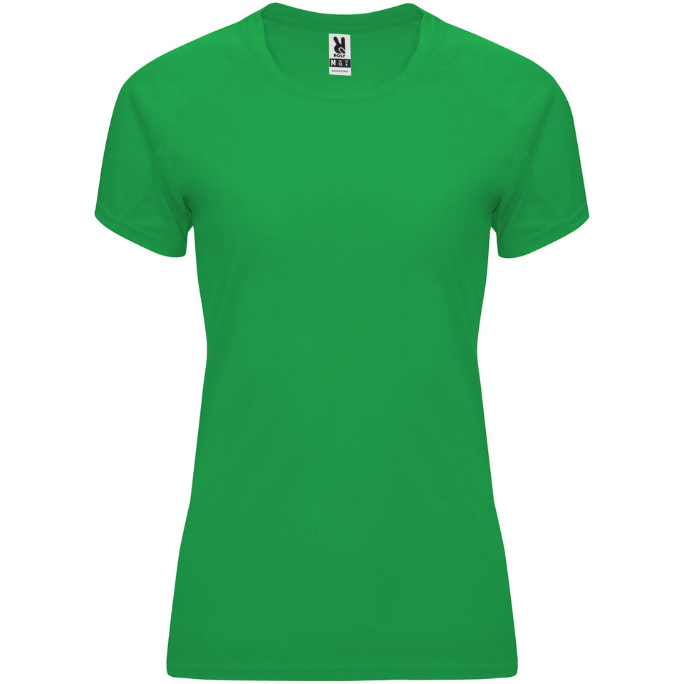 T-shirt sportiva a maniche corte da donna Bahrain personalizzato con logo - Pubblienne