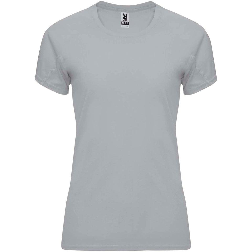 T-shirt sportiva a maniche corte da donna Bahrain personalizzato con logo - Pubblienne