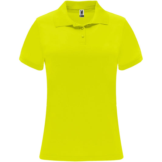 Polo sportiva a maniche corte da donna Monzha personalizzato con logo - Pubblienne