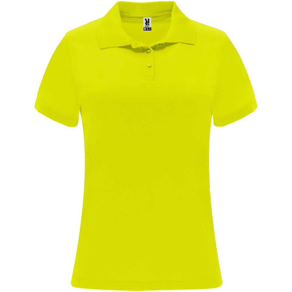 Polo sportiva a maniche corte da donna Monzha personalizzato con logo - Pubblienne