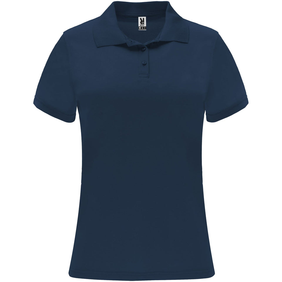 Polo sportiva a maniche corte da donna Monzha personalizzato con logo - Pubblienne