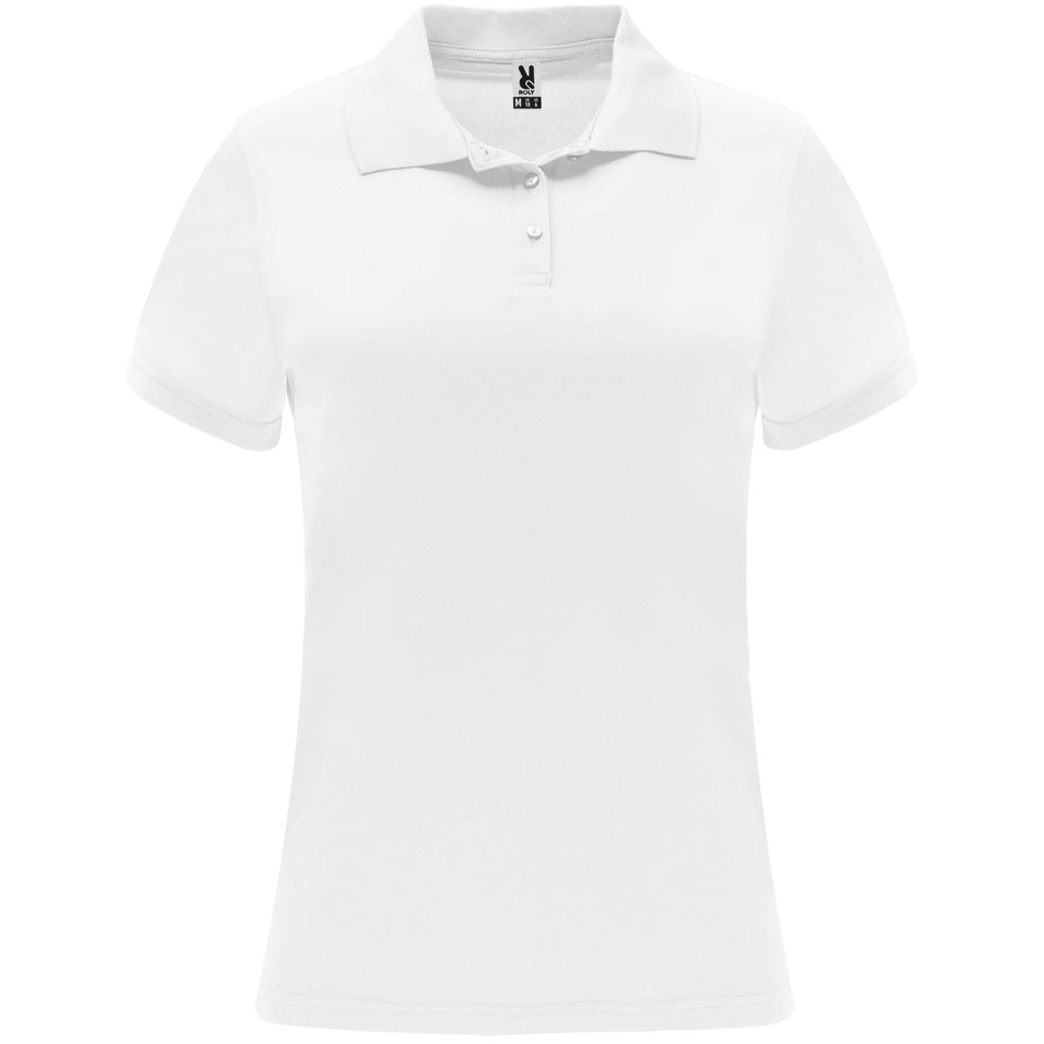 Polo sportiva a maniche corte da donna Monzha personalizzato con logo - Pubblienne