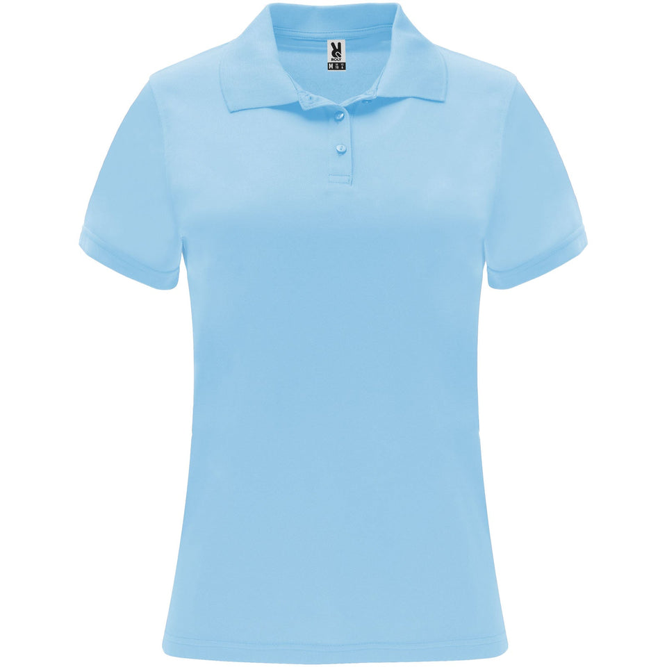 Polo sportiva a maniche corte da donna Monzha personalizzato con logo - Pubblienne