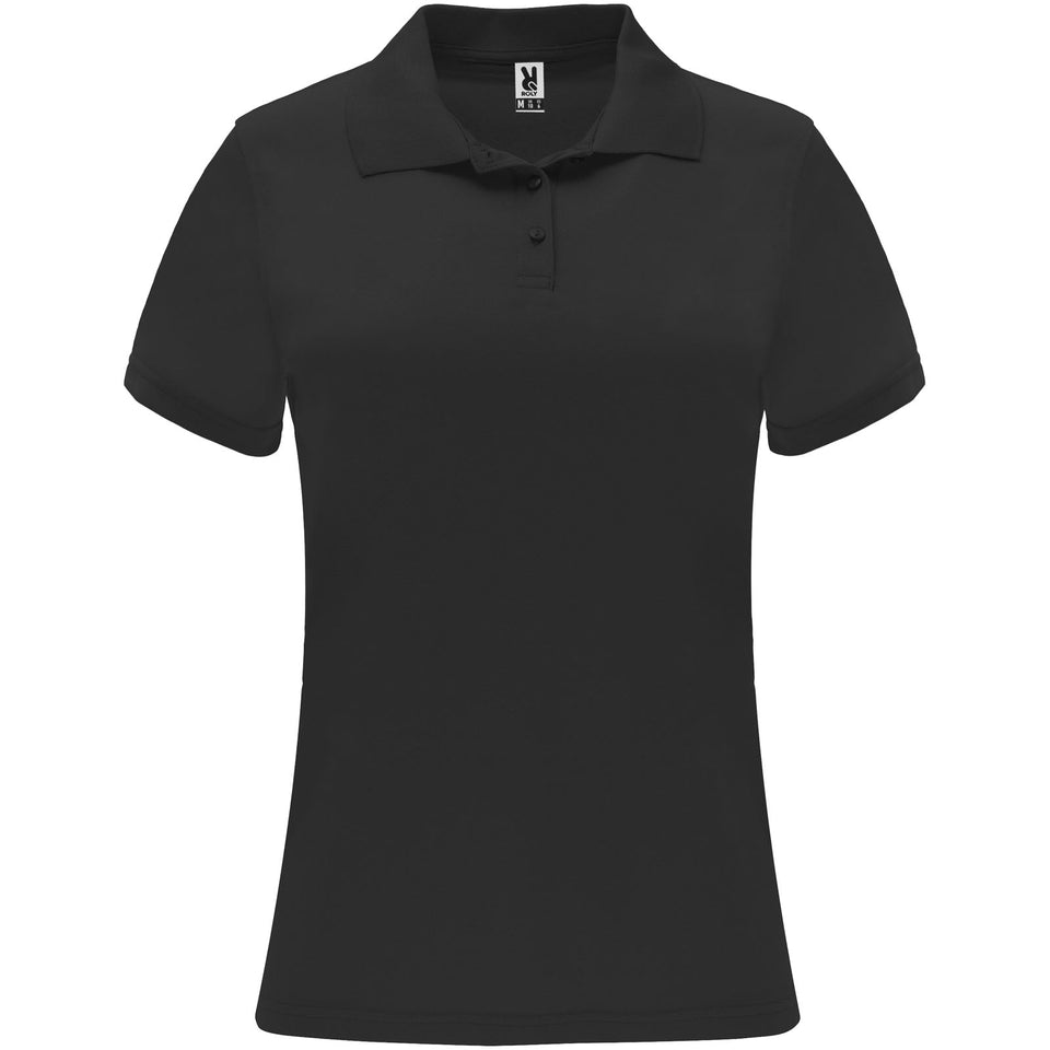Polo sportiva a maniche corte da donna Monzha personalizzato con logo - Pubblienne