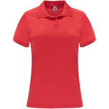 Polo sportiva a maniche corte da donna Monzha personalizzato con logo - Pubblienne