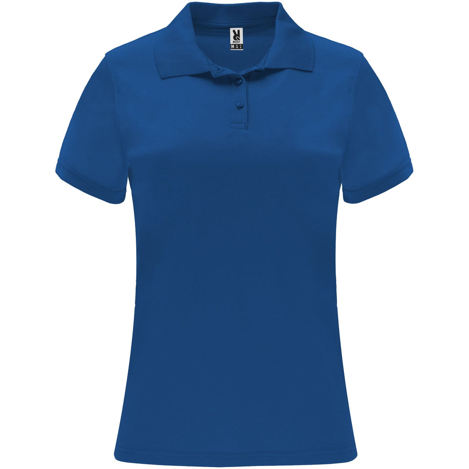 Polo sportiva a maniche corte da donna Monzha personalizzato con logo - Pubblienne