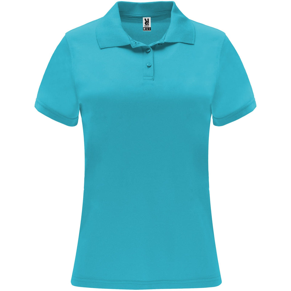 Polo sportiva a maniche corte da donna Monzha personalizzato con logo - Pubblienne