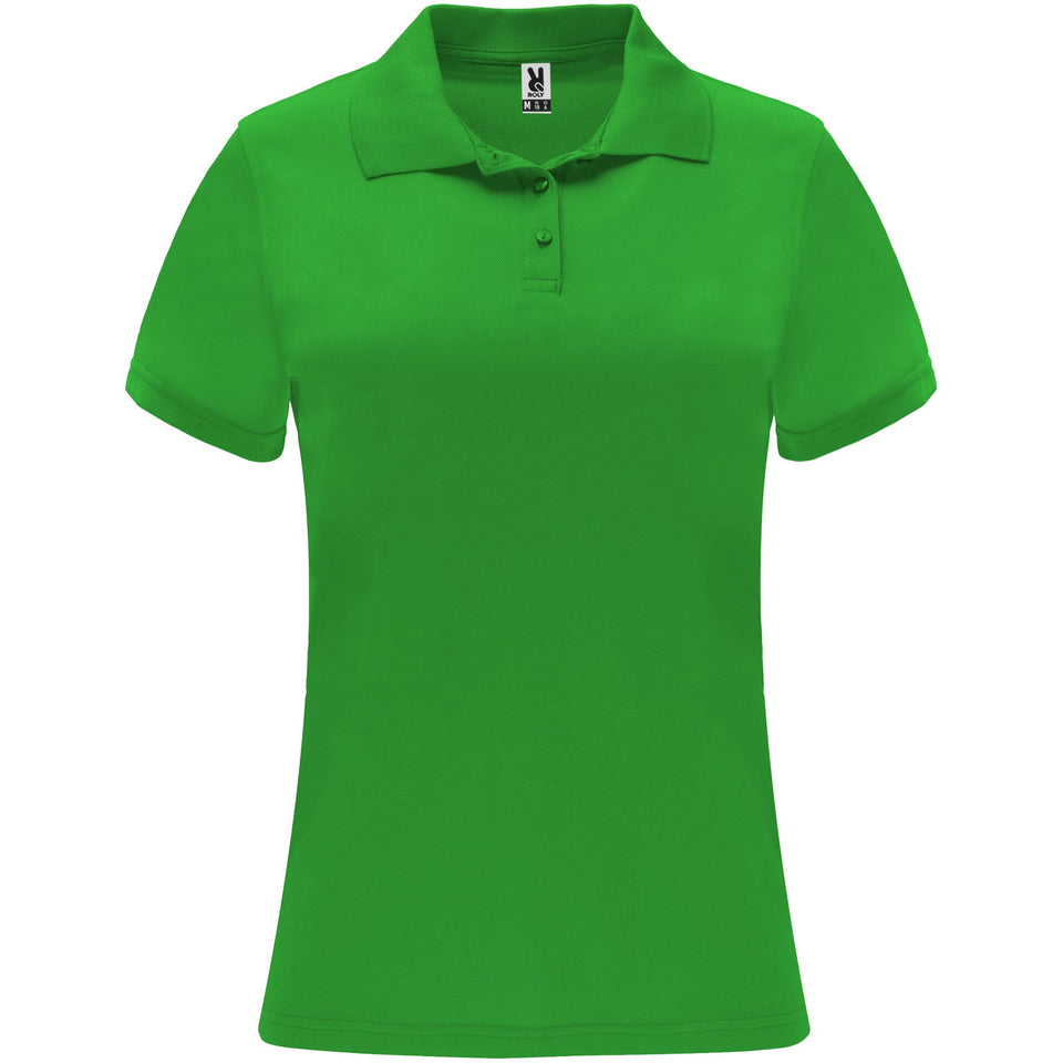 Polo sportiva a maniche corte da donna Monzha personalizzato con logo - Pubblienne