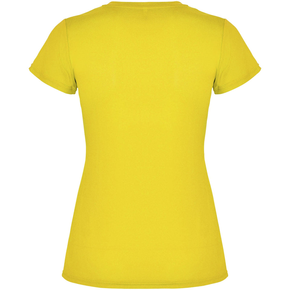 T-shirt sportiva a maniche corte da donna Montecarlo personalizzato con logo - Pubblienne