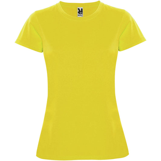 T-shirt sportiva a maniche corte da donna Montecarlo personalizzato con logo - Pubblienne