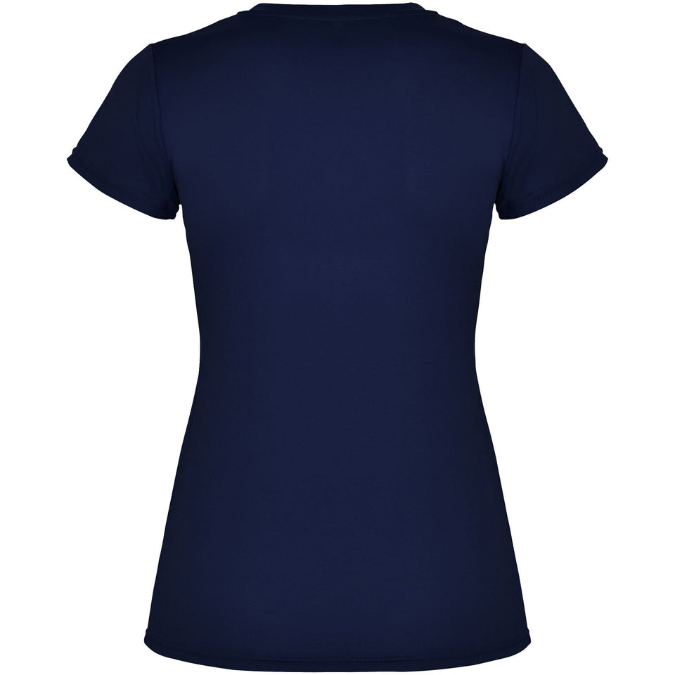 T-shirt sportiva a maniche corte da donna Montecarlo personalizzato con logo - Pubblienne