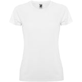T-shirt sportiva a maniche corte da donna Montecarlo personalizzato con logo - Pubblienne