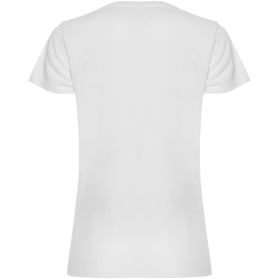 T-shirt sportiva a maniche corte da donna Montecarlo personalizzato con logo - Pubblienne