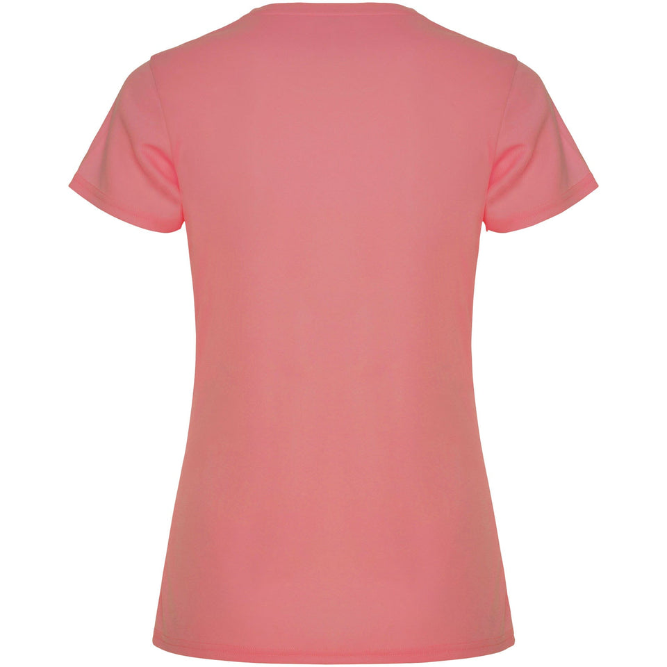 T-shirt sportiva a maniche corte da donna Montecarlo personalizzato con logo - Pubblienne