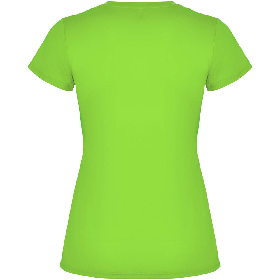 T-shirt sportiva a maniche corte da donna Montecarlo personalizzato con logo - Pubblienne