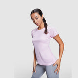 T-shirt sportiva a maniche corte da donna Montecarlo personalizzato con logo - Pubblienne