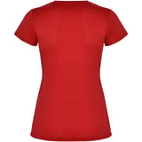 T-shirt sportiva a maniche corte da donna Montecarlo personalizzato con logo - Pubblienne