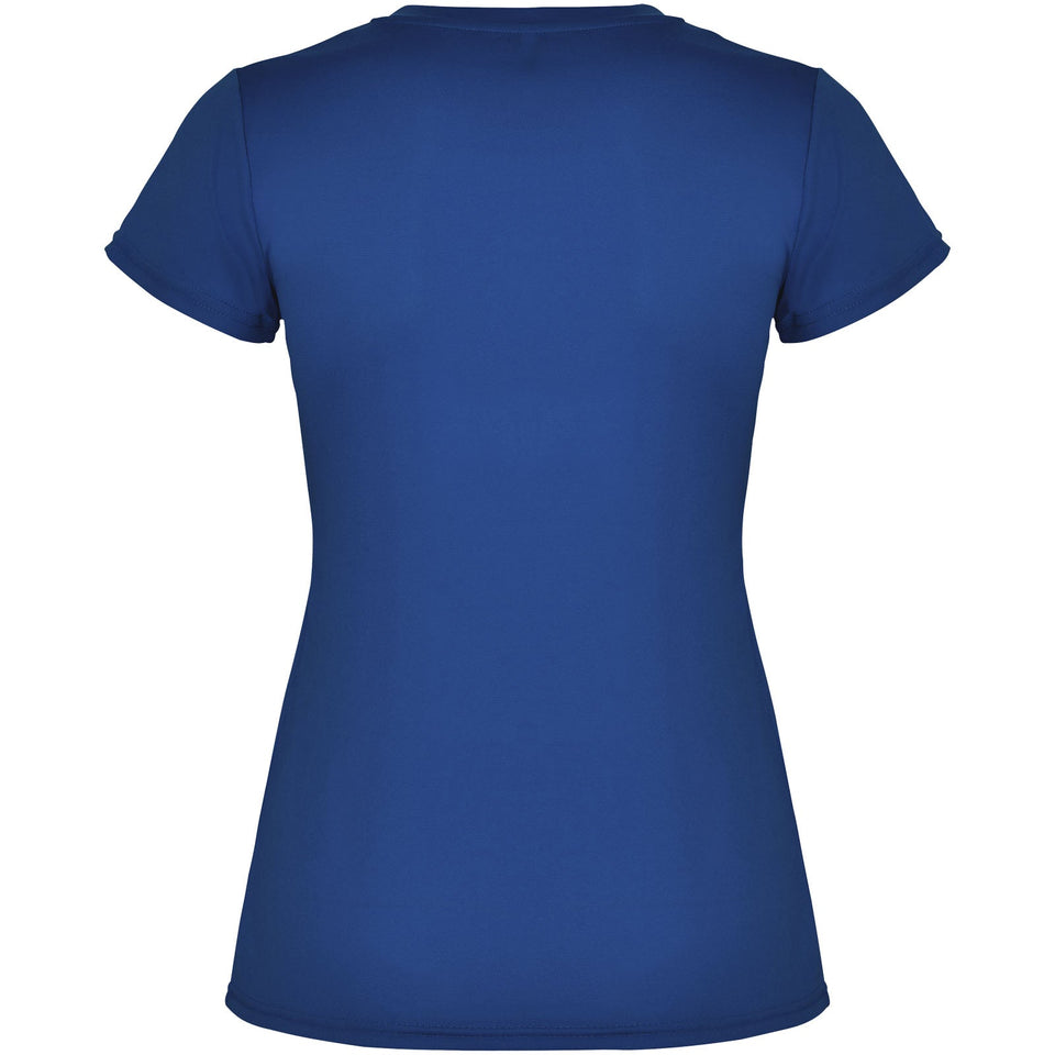 T-shirt sportiva a maniche corte da donna Montecarlo personalizzato con logo - Pubblienne