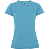 T-shirt sportiva a maniche corte da donna Montecarlo personalizzato con logo - Pubblienne