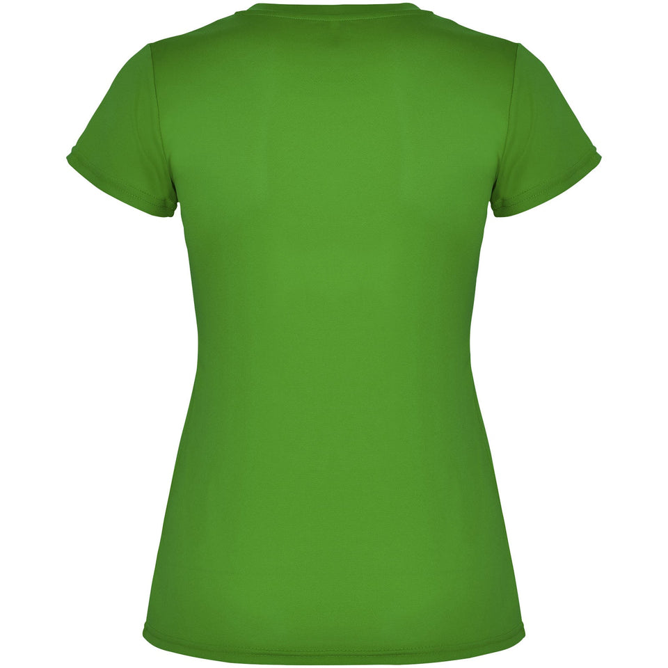 T-shirt sportiva a maniche corte da donna Montecarlo personalizzato con logo - Pubblienne