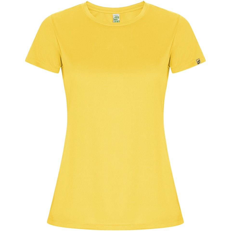 T-shirt sportiva a maniche corte da donna Imola personalizzato con logo - Pubblienne