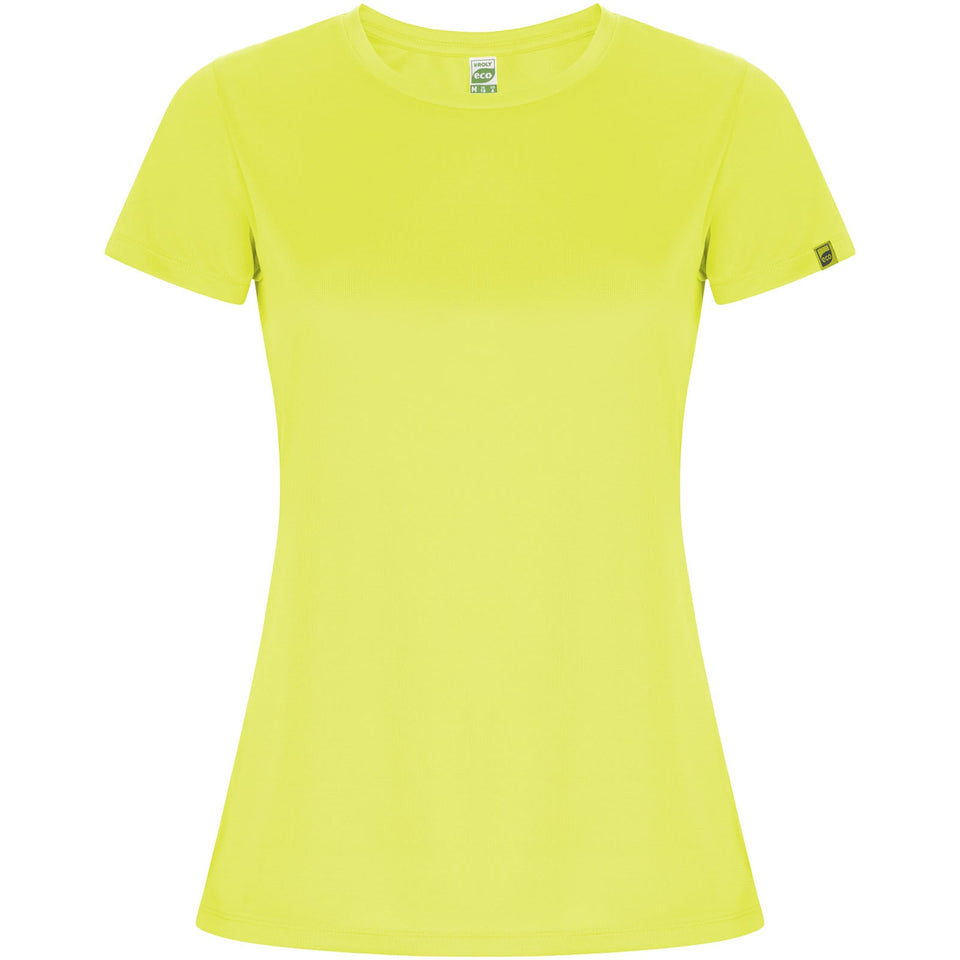 T-shirt sportiva a maniche corte da donna Imola personalizzato con logo - Pubblienne